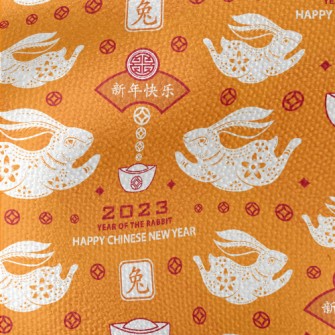Happy New Year Waterproof Canvas