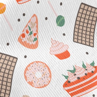 Delicious Food Doodles Standard Corduroy