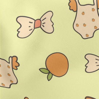 Orange Baby Products Stretch Ponte