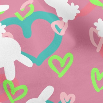 Colorful Love Graffiti And Rab Micro Fleece