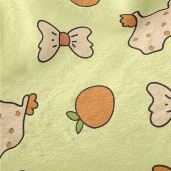 Orange Baby Products Minky