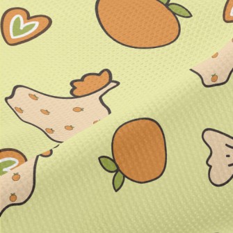 Orange Baby Products Piqué