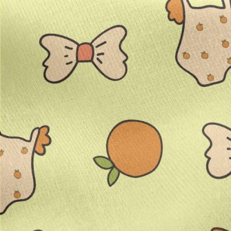 Orange Baby Products Jersey Backed Fleece