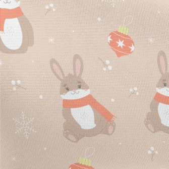 Cute Rabbit Playing With Fairy Pongee