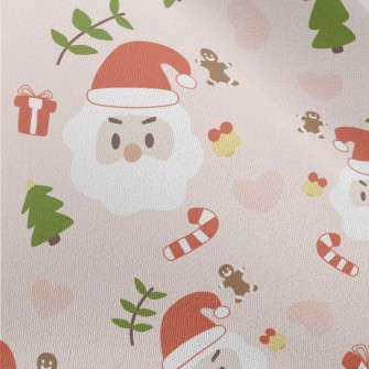 Santa Claus And Gingerbread Ma Chiffon