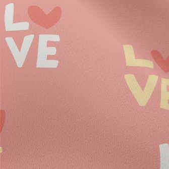 Love English Letters Chiffon