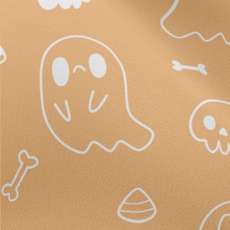 Crying Ghost And Skull Chiffon