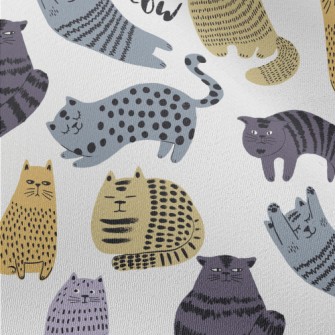 Fluffy Chubby Cat Chiffon