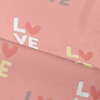 Love English Letters Waterproof Oxford