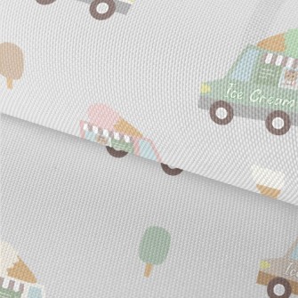 Ice Cream Trucks In Different  Waterproof Oxford