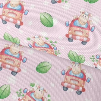 Sheep Driving A Car Waterproof Oxford