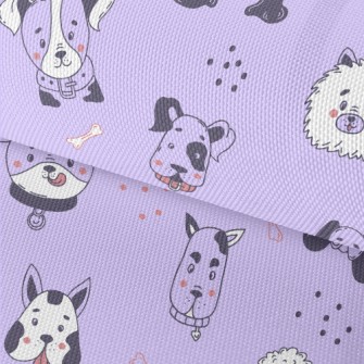 Simple Line Color Dog Waterproof Oxford