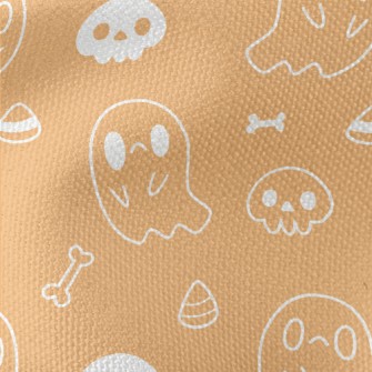 Crying Ghost And Skull Waterproof Canvas