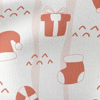 Christmas Cat Gifts And Candy  Waterproof Canvas