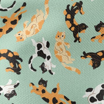 Happy Lazy Cat Waterproof Canvas