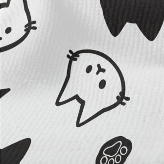 Cute Black And White Cat Terry