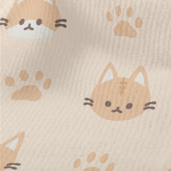 Orange And White Cat And Paw P Terry