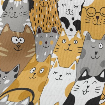 Cats Of Various Shapes Terry