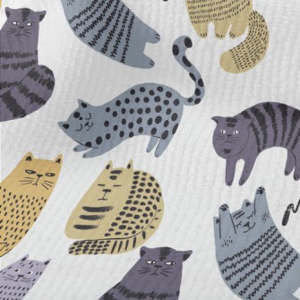 Fluffy Chubby Cat Terry