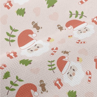 Santa Claus And Gingerbread Ma Performance Linen