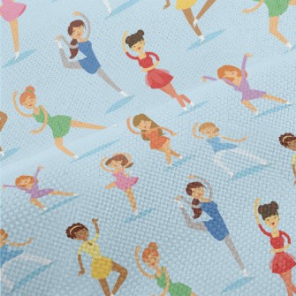 Various Women Dancing Performance Linen