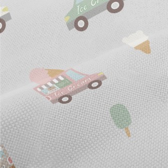 Ice Cream Trucks In Different  Performance Linen