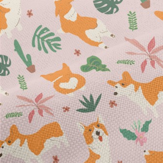 Graffiti Realistic Corgi Performance Linen