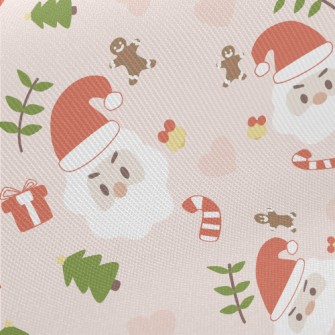 Santa Claus And Gingerbread Ma Twill