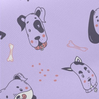 Simple Line Color Dog Twill