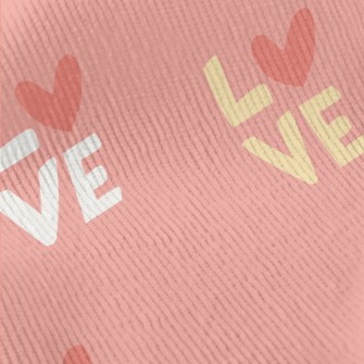 Love English Letters Standard Corduroy