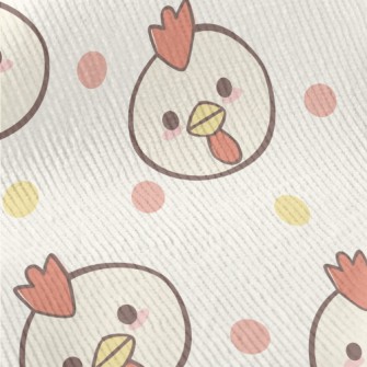 Round Cute Cock Standard Corduroy