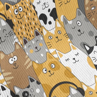 Cats Of Various Shapes Standard Corduroy