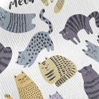 Fluffy Chubby Cat Standard Corduroy