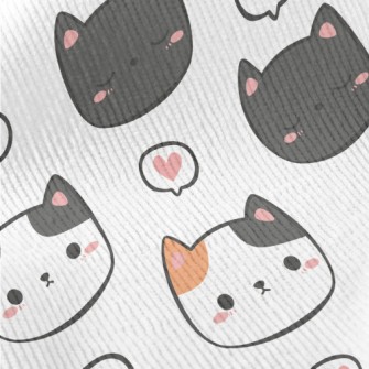 Hand Drawn Cute Cats Of Variou Standard Corduroy