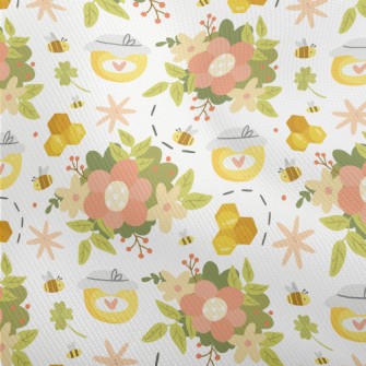 Gentle Flowers And Bee Honey Dobby