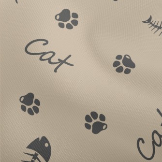 Cat English And Fish Bone Paw  Dobby