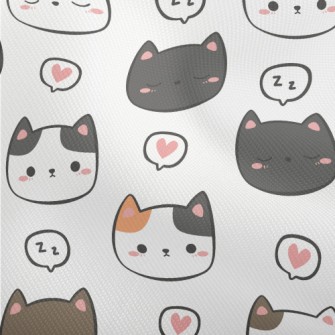 Hand Drawn Cute Cats Of Variou Dobby