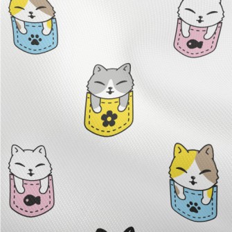 Cat In A Colorful Pocket Dobby