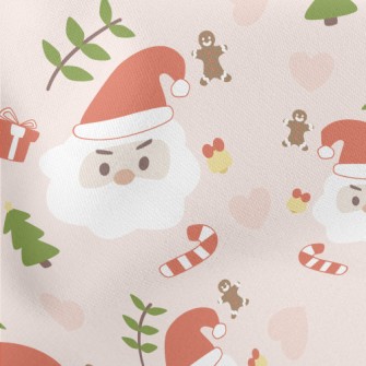 Santa Claus And Gingerbread Ma Stretch Ponte