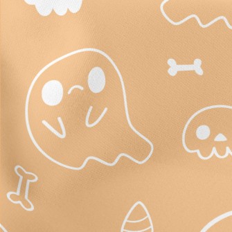Crying Ghost And Skull Stretch Ponte