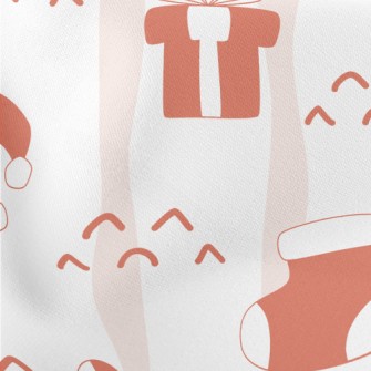 Christmas Cat Gifts And Candy  Stretch Ponte