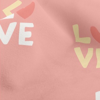 Love English Letters Micro Fleece