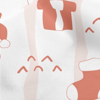 Christmas Cat Gifts And Candy  Micro Fleece