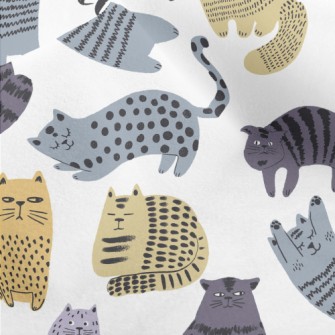 Fluffy Chubby Cat Micro Fleece