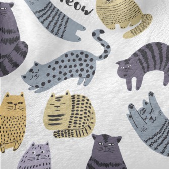 Fluffy Chubby Cat Minky