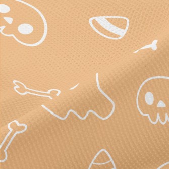 Crying Ghost And Skull Piqué