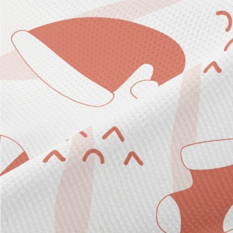 Christmas Cat Gifts And Candy  Piqué