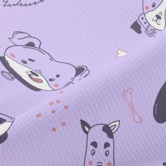 Simple Line Color Dog Piqué
