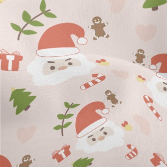 Santa Claus And Gingerbread Ma Lightweight Performance Linen