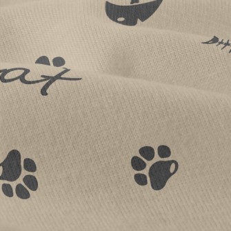 Cat English And Fish Bone Paw  Modern Jersey